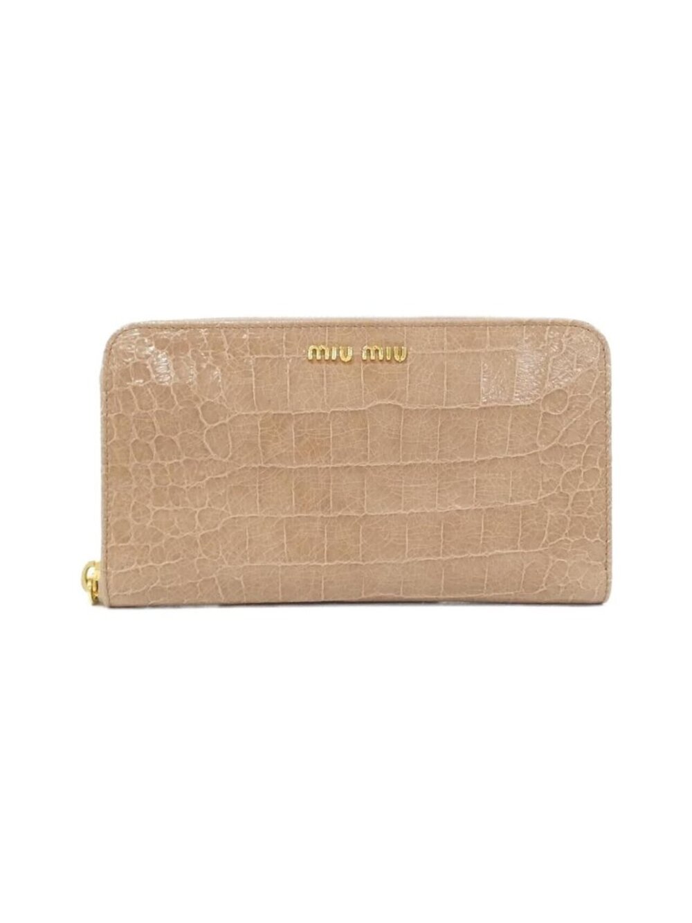 Miu Miu Wallet Gold
